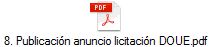 8. Publicación anuncio licitación DOUE.pdf