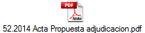 52.2014 Acta Propuesta adjudicacion.pdf