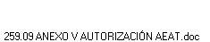 259.09 ANEXO V AUTORIZACIÓN AEAT.doc