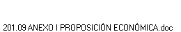 201.09 ANEXO I PROPOSICIÓN ECONÓMICA.doc
