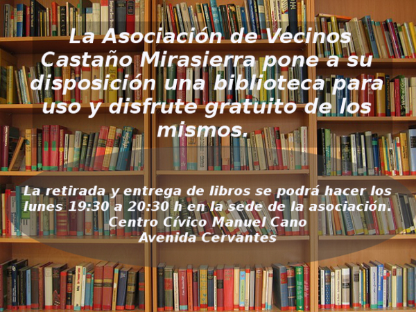 ©Ayto.Granada: Enredate: Biblioteca Asociacin de vecinos Castao Mirasierra.