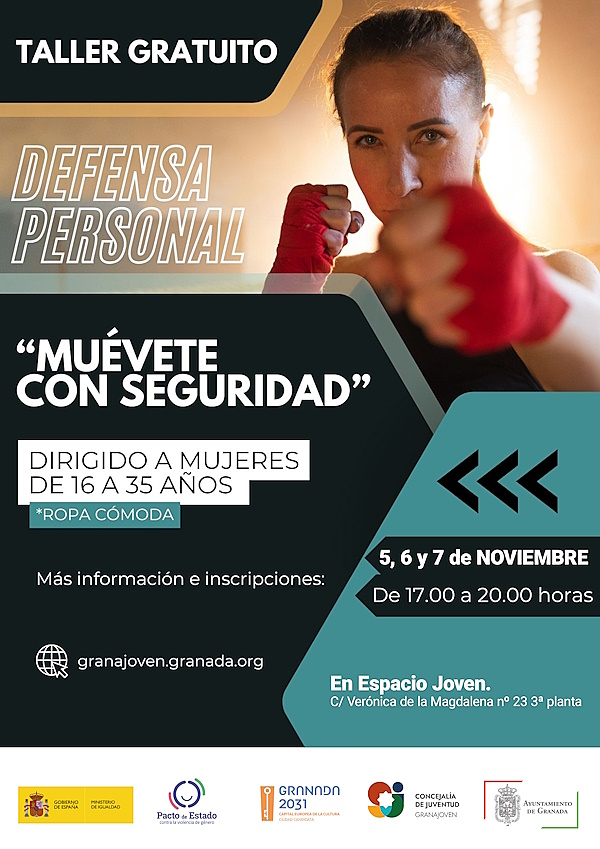 : Taller gratuito: Defensa personal “muvete con seguridad"