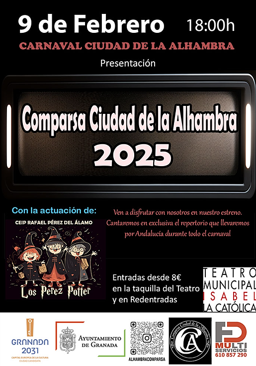 Presentacin Comparsa Ciudad de la Alhambra 2025