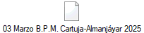 03 Marzo B.P.M. Cartuja-Almanjáyar 2025