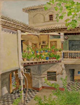 Patio de una casa