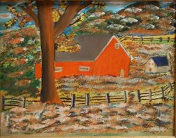 Paisaje con casa (Delta del sur)