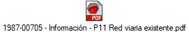 1987-00705 - Informacin - P11 Red viaria existente.pdf